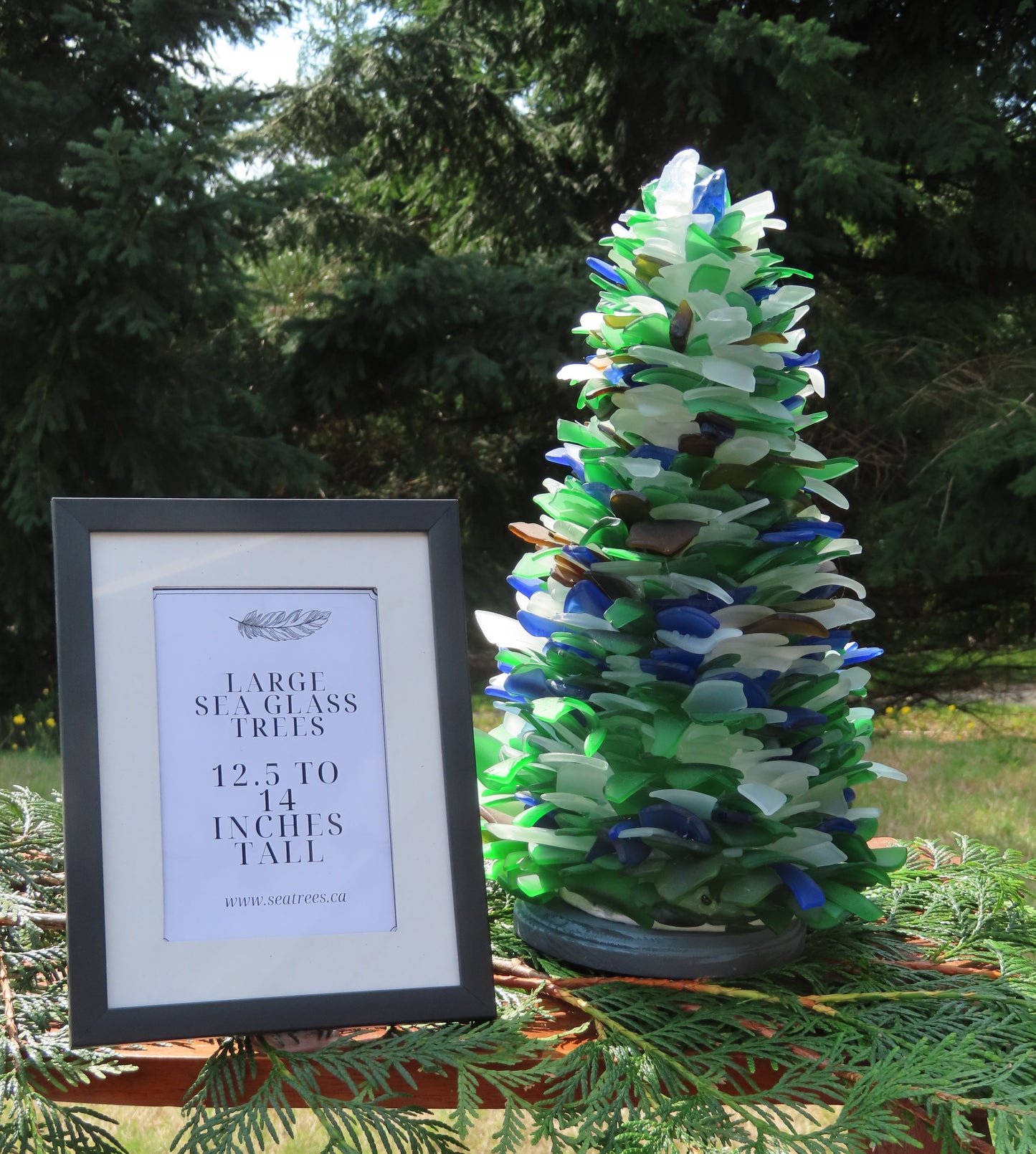 Large Seaglass Tree